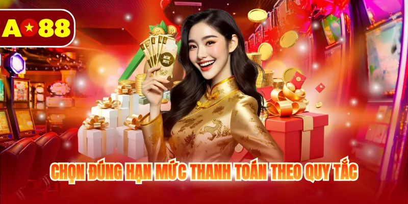 Chọn đúng hạn mức thanh toán theo quy tắc